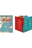 Atlas Kıtalar Denizler Kültürler Arası Yolculuk Rehberi + Yer Altı - Su Altı - Daniel Mizielinska