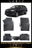 Audi Q7 2006 Model Araca Özel 3d Havuzlu Paspas