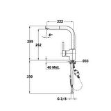 Teka Stone 50 B-Tg Metalik Siyah Evye-ARK 938 Siyah Armatür Seti