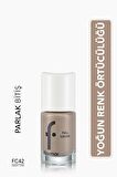 Flormar Yoğun Pigmentli Parlak Oje - Full Color Nail Enamel - Fc42 Sandy Toes - 8690604379958