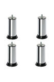Robot Süpürge Uyumlu Koltuk Baza Ayağı Metal Civatalı Metrik Diş 8mm (4 Adet) 12 CM