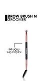 Flormar İki Uçlu Kaş Boyama ve Tarama Fırçası - Brow Brush & Groomer - 015 - 8690604597802