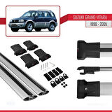 Suzuki Grand Vitara (FT) 1998-2005 Arası ile Uyumlu FLY Model Ara Atkı Tavan Barı Gri 2 Adet