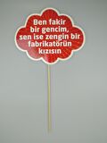 KONUŞMA BALONU BEN FAKİR BİR GENCİM, SEN İSE ZENGİN BİR FABRİKATÖRÜN KIZISIN