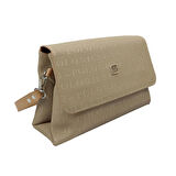 SİA ÇANTA ORİJİNAL JUST&POLO KADIN KOL ÇANTASI VE ÇAPRAZ ÇANTA  İKİ ANA BÖLMELİ , FERMUARLI İÇ CEP KABARTMA YAZI BASKILI Kadın ÇANTA