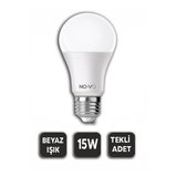 10 ADET 15W BEYAZ LED AMPUL 1200LM 6500K 15.000 SAAT ÖMÜR (2)