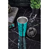 Cooker Prizma 350 Ml Çelik Mug Termos Yeşil CKR2048