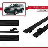 Chevrolet Tahoe 3 2007-2014 Arası ile Uyumlu BASIC Model Ara Atkı Tavan Barı Siyah 2 Adet