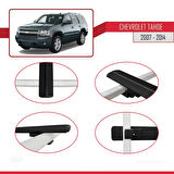 Chevrolet Tahoe 3 2007-2014 Arası ile Uyumlu BASIC Model Ara Atkı Tavan Barı Siyah 2 Adet