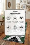 Ehl-206 Yıkanabilir Yolluk Halı Kaymaz Taban Salon Mutfak