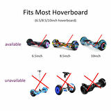 Hoverkart Go Kart 6.5 "8.5" 10 "Scooter Hoverboard için Ayarlanabilir Hover GoKart Kırmızı