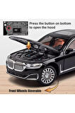 BMW 760 Araba BMW 7 Serisi Araba 1:24 Diecast Metal Model Araba Koleksiyon Araba Sesli Işıklı