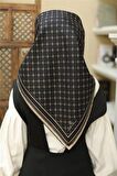 Silk Home Twill İpek Eşarp Siyah, Vizon 11393-04