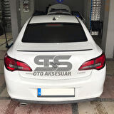 Sts Oto Aksesuar Opel Astra J Sedan Kasa Bagaj Üstü Slim Spoiler Piano Black Parlak