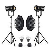 GDX EXC-220C-II 2'li Full Set (Gridli 95cm Octagon + 260 cm Kalın Işık Ayağı)
