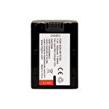 Cazipshop Sony NP-FV50 Batarya(1050Mah)+Şarj Aleti Cihazı Seti