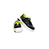 Kinetix Mags Siyah-Gri Cırtlı Hafif Rahat Erkek Çocuk Spor Ayakkabı