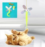 Kelebek Model Elastik Kendinden Yapışkanlı Kedi Oyun Oltası (2)