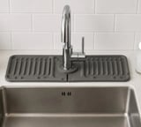 Mutfak Banyo Lavabo Kenarı Silikon Mat Gri (2)