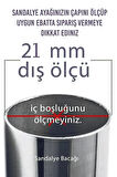 16 Adet Siyah 21 Mm Pvc Sandalye Profil Ayak Pabucu Sessiz Yumuşak Sandalye Zemin Koruyucu