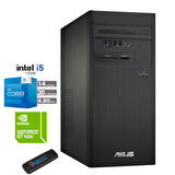 Asus Expertcenter Intel I5 13500 16GB 256GB SSD 4GB/GT1030 WINDOWS11HOME Masaüstü Blgisayar B1S500TE-5135000020W26+ZETTAUSBBELLEK