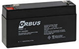 Orbus ORB-613 6 Volt 1.3 Amper Bakımsız Kuru Akü (98X25x52mm)