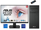 Asus S500TE-I7161TBB0D Intel I7-13700 8gb 256GB SSD Freedos 23.8 Monitör Masaüstü Blgisayar D1S500TE-I7161TBB0D01+ZETTAUSBBELLEK