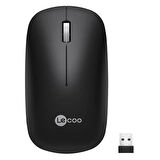Lenovo Lecoo WS214 2.4Ghz Kablosuz 1200DPI Siyah Optik Mouse