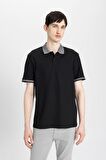 DeFacto New Regular Fit Waffle Kısa Kollu Basic Düz Polo Tişört B4508AX24SPBK81