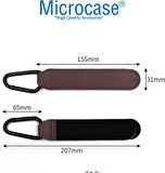 Microcase Portatif İşlevsel Yük Eşya Poşet Taşıma Kancası Bebek Arabası Kancası 2 Adet - SİYAH AL4998