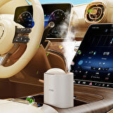 Mioji Mio SS18 Yeni Nesil Şarjlı Otomatik Araba ve Oda Kokusu Makinesi Beyaz (1 ADET GARDENİA KOKUSU ILE BİRLİKTE)