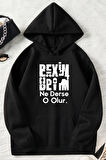 Beyim Ne Derse O Olur Katlamalı Sweatshirt