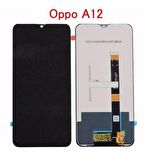 Oppo A12 Lcd Ekran Dokunmatik Çıtasız (Siyah)