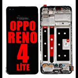 Oppo Reno 4 Lite Dokunmatik Ekran Çıtalı TFT (Siyah)