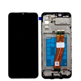 Samsun A02s Dokunmatik Ekran Çıtalı (Siyah)