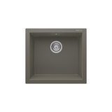 RealStone Gordion 52 K05 Granit Evye 520x470 mm Tek Göz Mutfak Evyesi - RealStone K005 Gordion 52 Gri