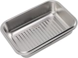® Paslanmaz Çelik Saklama Kabı, Tarih İndikatörlü Sızdırmaz Bento Yemek Kabı, Kilitli Kapaklı Ev Akıllı Gıda Koruyucu Sefer Tası (1.6LT Dikdörtgen)