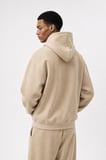 Erkek Respire Basic Oversize Zip Bej