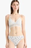 DeFacto Ribana 3'lü Slip Külot-Fall in Love D6397AX25SPGN1109
