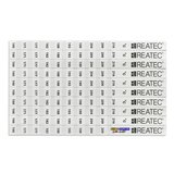 REATEC Sıcaklık Ölçüm Etiketi Isı Ölçer Ölçüm Aralığı 193 °c - 254 °c (10adet)