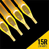 15R Steril Uç Gold Shark Disposable Tips 50 Adet (1 Kutu)