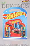 DEKOMUS İLE LİSANSLI HOT WHEELS BOYAMA DEFTERİ VE 6 ADET BOYA KALEMİ BOYAMA SETİ