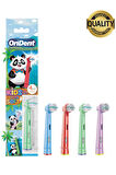 Panda Kids - Çocuklara Özel Oral B Uyumlu 4 Adet Yedek Başlık – Nazik Temizlik ve Diş Eti Koruması