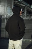 Modi Green Üç İplik Penye Kapşonlu Basic SweatShirt - Siyah