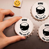 Anne Soda Varmı Baskılı Magnet Açacak