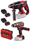 Einhell TP-HD 18/22 D li BL  Tp-cd 18/80 Matkap 2x4.0ah Akülü Kömürsüz Set