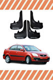 Kia Rio 2006-2011 Racing yazılı 4’lü tozluk çamurluk paçalık dayanıklı ve şık koruma sağlar