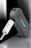 Kablosuz Bluetooth Aux Araç Kiti Siyah Hafıza Kartlı