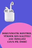 Akıllı Saat ve Kulaklık Seti Dokunmatik Ekran 5.0 Bluetooth Bağlantılı Sesli Görüşme