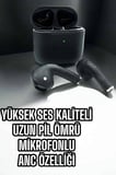 Bluetooth Kulaklık Yeni Nesil Pro Sensörlü Mikrofon Çağrı Cevaplama